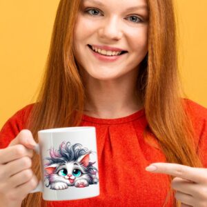 Чаша с принт Сладко рошаво коте