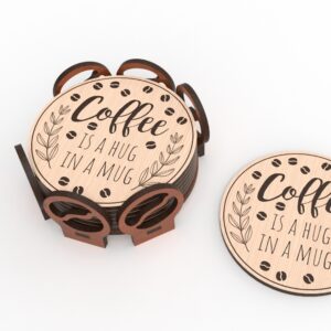 Подложки за чаши със стойка Hug in a mug
