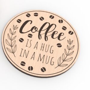 Подложки за чаши Hug in a mug - 6 броя