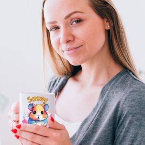 Чаша с принт Sassy since birth