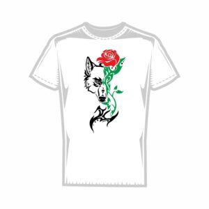 Тениска Wolf and Rose