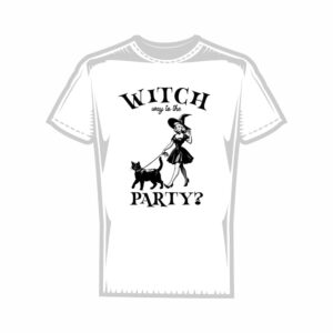 Тениска Witch way to the party?